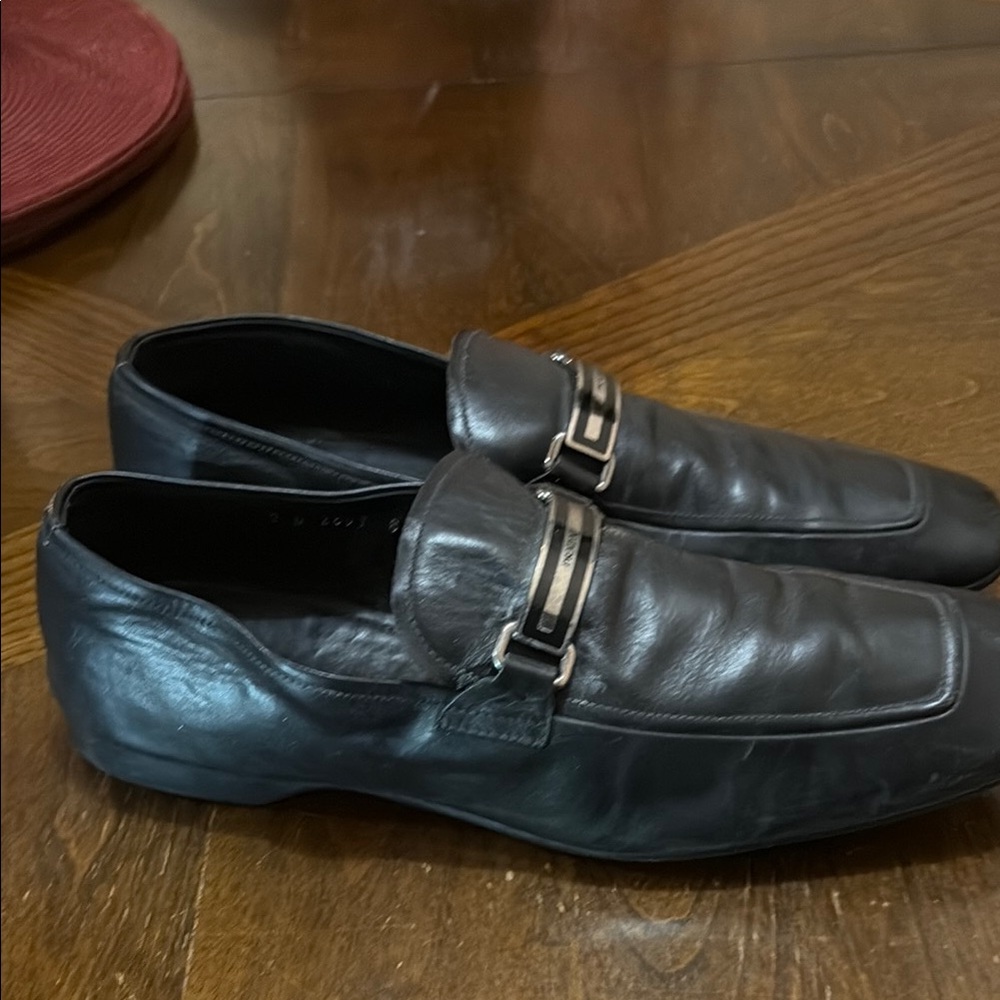 Prada Black Leather Loafers - Picture 13 of 13
